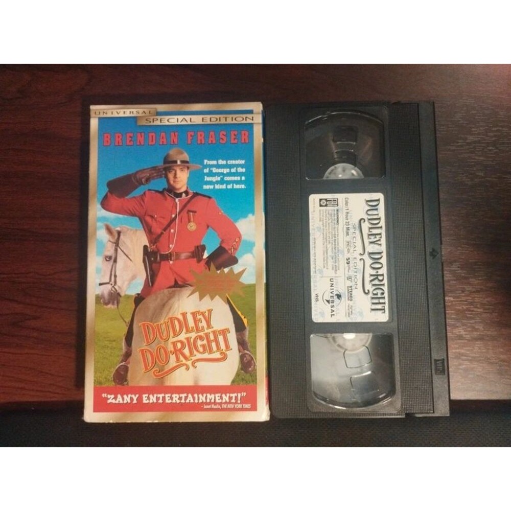 Dudley Do-Right - 2000 VHS Special Edition - Brendan Fraser